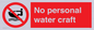 PL7450: No personal water craft