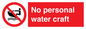 PL7450: No personal water craft