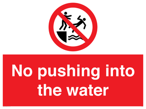 PL7454: No pushing into the water