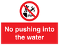 PL7454: No pushing into the water