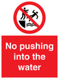 PL7454: No pushing into the water