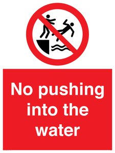 PL7454: No pushing into the water