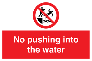 PL7454: No pushing into the water