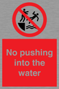 PL7454: No pushing into the water