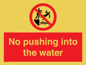 PL7454: No pushing into the water