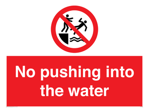 PL7454: No pushing into the water