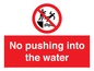 PL7454: No pushing into the water