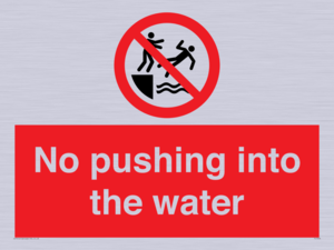 PL7454: No pushing into the water
