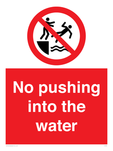 PL7454: No pushing into the water