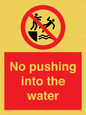 PL7454: No pushing into the water