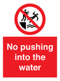 PL7454: No pushing into the water
