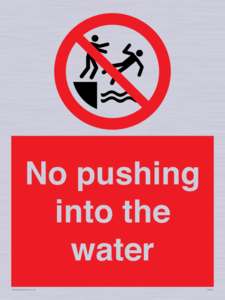 PL7454: No pushing into the water