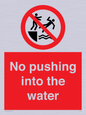 PL7454: No pushing into the water
