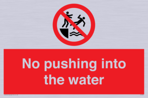 PL7454: No pushing into the water