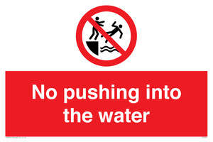 PL7454: No pushing into the water