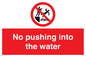PL7454: No pushing into the water