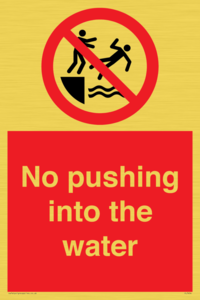 PL7454: No pushing into the water