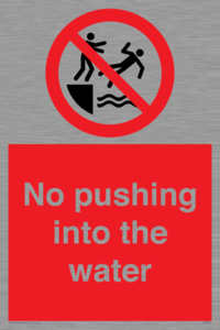 PL7454: No pushing into the water
