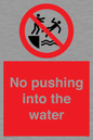 PL7454: No pushing into the water