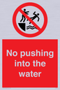 PL7454: No pushing into the water