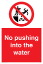 PL7454: No pushing into the water