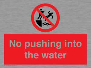 PL7454: No pushing into the water