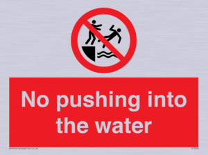 PL7454: No pushing into the water