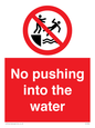 PL7454: No pushing into the water