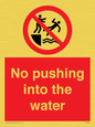 PL7454: No pushing into the water