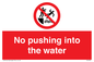 PL7454: No pushing into the water