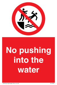 PL7454: No pushing into the water