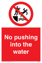 PL7454: No pushing into the water