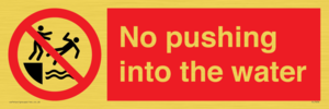 PL7454: No pushing into the water