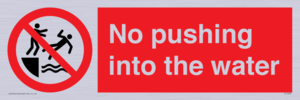 PL7454: No pushing into the water