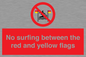 PL7456: No surfing between the red and yellow flags