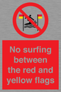 PL7456: No surfing between the red and yellow flags