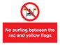 PL7456: No surfing between the red and yellow flags