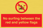 PL7456: No surfing between the red and yellow flags