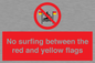 PL7456: No surfing between the red and yellow flags