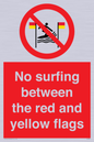 PL7456: No surfing between the red and yellow flags