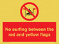 PL7456: No surfing between the red and yellow flags