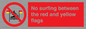 PL7456: No surfing between the red and yellow flags