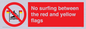 PL7456: No surfing between the red and yellow flags
