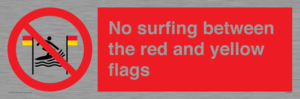 PL7456: No surfing between the red and yellow flags