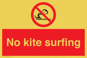 PL7457: No kite surfing