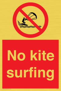 PL7457: No kite surfing