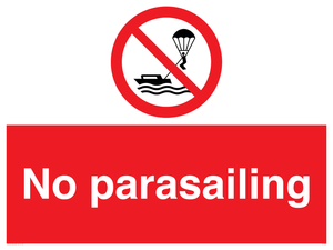 PL7458: No parasailing