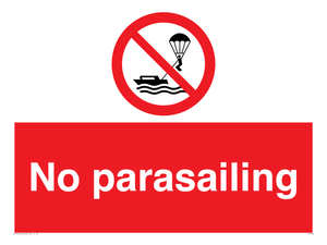 PL7458: No parasailing