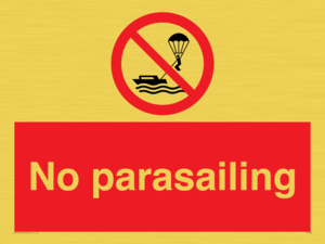 PL7458: No parasailing