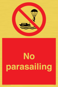 PL7458: No parasailing